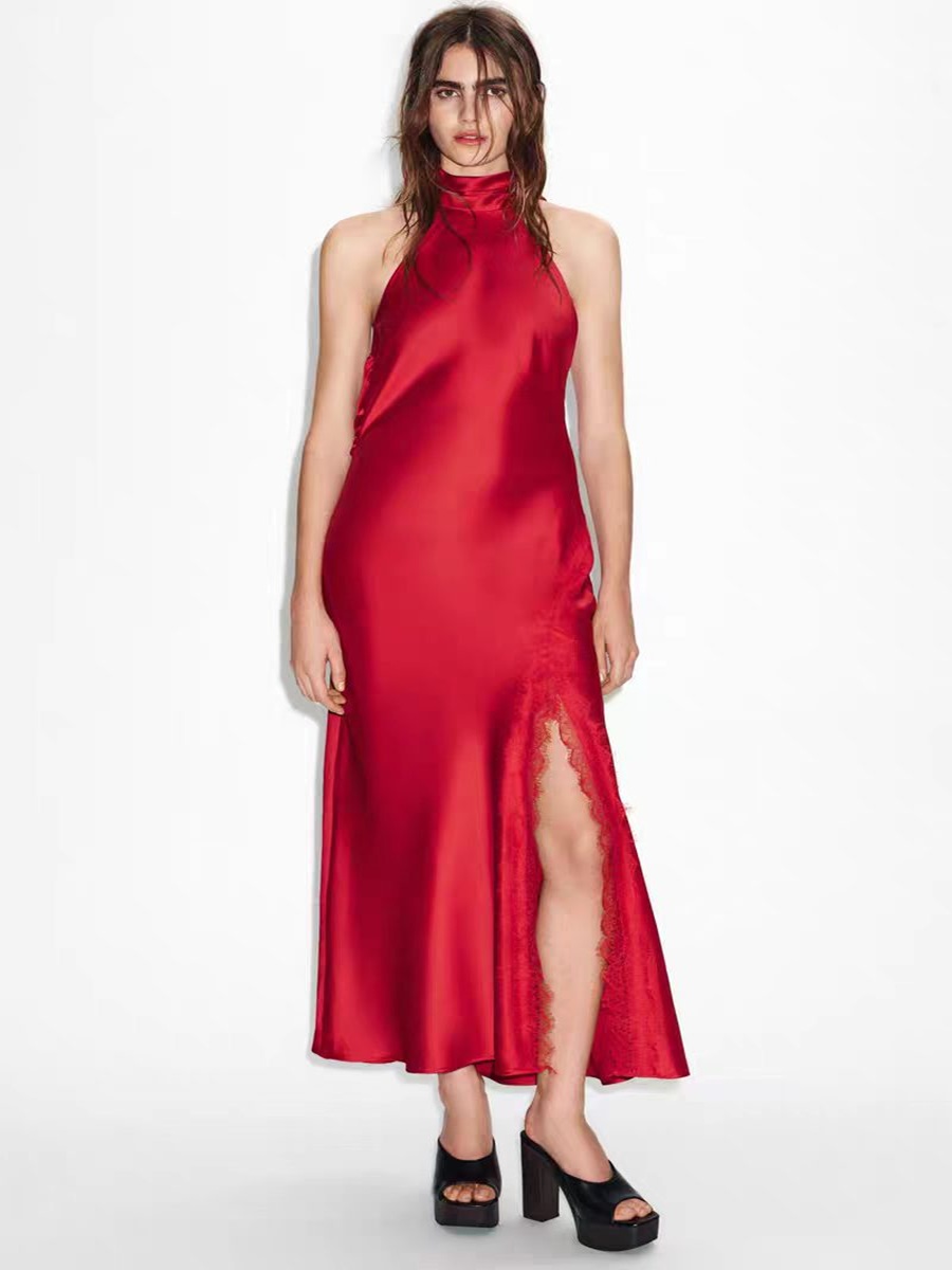 Fashion dress/Satin dress